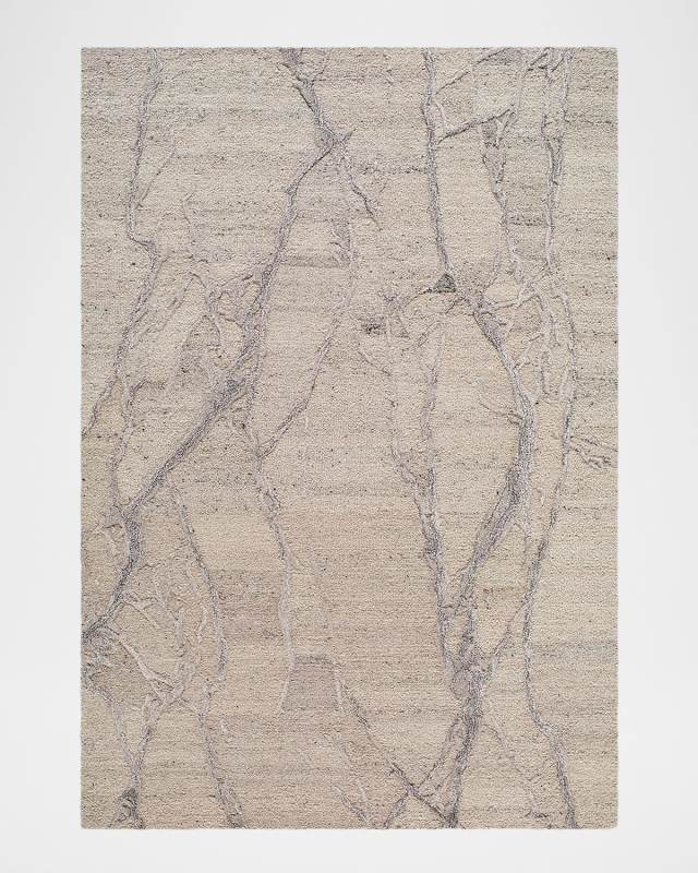 Marmo Hand-Knotted Rug, 5' x 8'